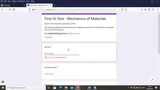 Steps to upload internal test answer script on google form
