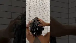 washing my starter locs 🌼 | #locjourney #locs #locstyles #starterlocs