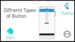 Different Types of Buttons | flutter | Dart | Android | IOS | VScode