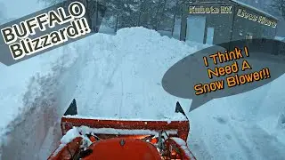 Kubota BX- ANOTHER WHITE OUT!! (Buffalo NY Blizzard)