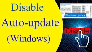 How to disable auto-update in windows 10/8.1/8/7 on PC/Laptop |2020|