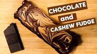 Chocolate Cashew Fudge - SIMPLE AND EASY !!