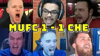 BEST COMPILATION | MAN UNITED VS CHELSEA 1-1 | WATCHALONG LIVE REACTIONS | FANS CHANNEL