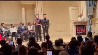Ez Mil recieve an award in TOFA