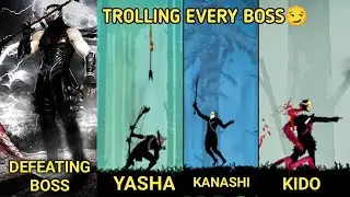 Ninja Arashi 2 - All Bosses  | Trolling and Killing one by one