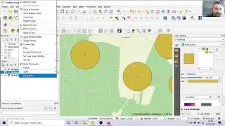 10-Buffers on QGIS (how to make buffer zone around point, line, polygon vector)