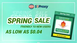 【922S5proxy2023 Latest Discount】922S5proxy Spring Sale.Minimum $0.04 to get Pure residential IP.