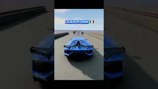 Which Car Brakes Fast 🤔 Beamng Drive | Comment Your Country #shorts #beamngdrive