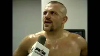 Chuck Liddell - post fight interview - Pride FC Total Elimination 2003