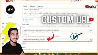How To Make Custom URL For YouTube Channel In 2021 !!