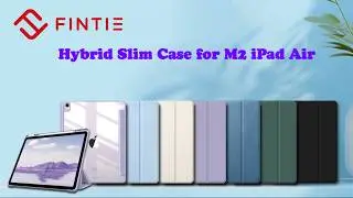 Fintie Hybrid Slim Case for M2 iPad Air (2024) - Solid & Lightweight, Worth A Try 💜