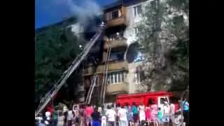 Пожар Сатпаева 52