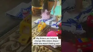 Big Sisters changing little sister