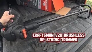 the all new craftsman v20 rp brushless string trimmer review is here!