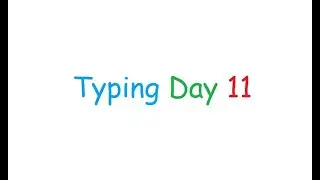 Typing Day 11-2020-11-16