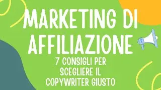 Come Scegliere il Copywriter Perfetto per il Marketing di Affiliazione 🚀💼