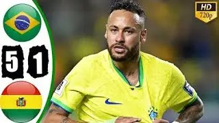 Brazil vs Bolivia 4 1   All Goals & Highlights   2023 Neymar Goal