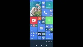 INTERFACE TOUR of Launcher 10 pro.