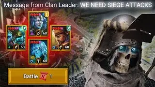 I Had to Beat This Team Or Find a New Clan... | Raid Shadow Legends Siege Guide