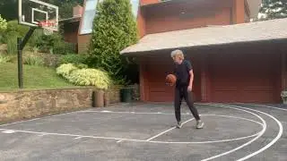 Bob Mankoff hits 73 foul shots in a row. Would have been 74 but I missed.