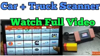 Car and Truck scanner in one device, Easydiag/Golo with 24v to 12v Converter/ watch full Video