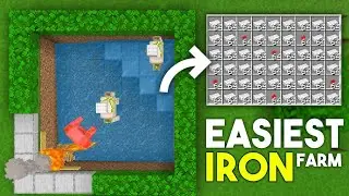 Minecraft 1.20 Iron Farm Tutorial in Bedrock Edition (MCPE/Xbox/PS4/Nintendo Switch/Windows10)