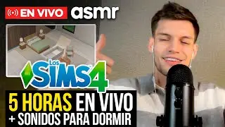 ASMR en VIVO español PRIMER LIVE PARA DORMIR con SLIME, MOUTH SOUNDS, SIMS 4