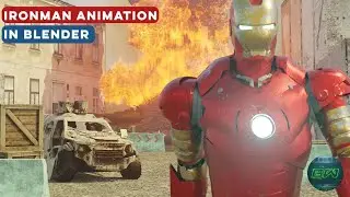 IRONMAN ANIMATION MADE IN BLENDER