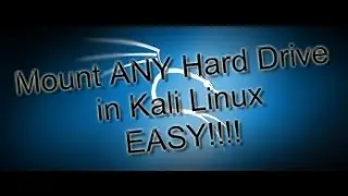 Mount any Disk Partiton in Kali Linux