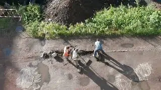 Работы во дворе 25