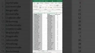 Excel Shortcuts - 0014 - Bereich kopieren und Spaltenbreite einfügen #Shorts