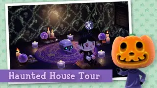 Halloween Haunted House Tour 🎃 Animal Crossing New Horizons