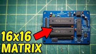 16x16 Analog Crosspoint Switch using two MT8816's