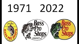 Ewolucja loga Bass Pro Shop 1971-2022