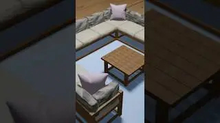 blender 3d model | sofa set design | blender animation