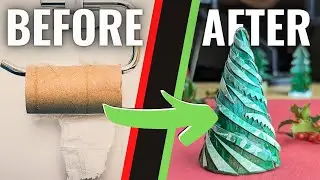 How To Make A Christmas Tree With A Toilet Paper Roll