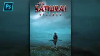 Samurai Village night photo manipulation