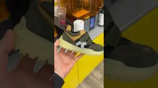 Печать прототипа подошвы на фотополимерном принтере из полимера Silicone-Like 