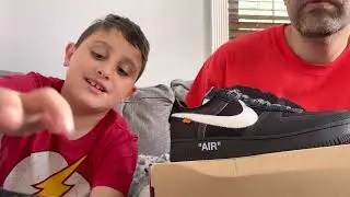 LIVE! Nike Air Force 1 LowOff-White Black White