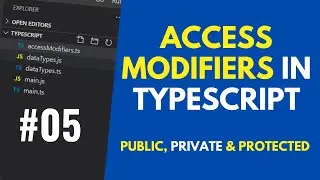 TypeScript Tutorial - Access Modifiers in TypeScript