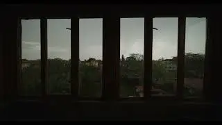 15 minutes of rain and thunderstorm sound, no loop | 4K