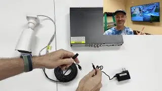 How-to Install a Security Camera with Pre-made CCTV Cable
