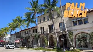 Walking Downtown West Palm Beach & Palm Beach, Florida in June 2023