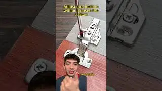 Como ajustar a porta do armário? #Dicas #casa #Armário #Truques #ferramenta #porta #dobradica