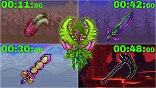 Top 5 best Melee weapons against Plantera | No-Hit, SpeedKill as Melee in Master Mode.