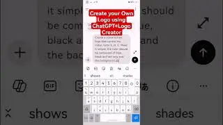 Create your Own Logo using ChatGPT+Logo Creator #design #rhcengineering #logo
