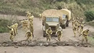 日軍運送糧食，不料半路遭八路軍埋伏，連人帶車一起拿下 ⚔️ 抗日