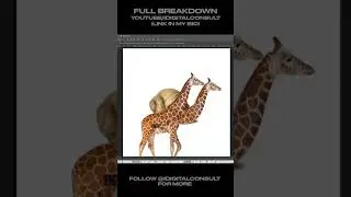 Snail Giraffe Photoshop Manipulation Tutorials 