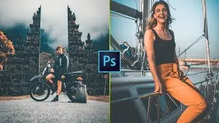 How to Edit Like Sam Kolder (KOLD) in Photoshop | Orange and Teal Color Grading Photoshop