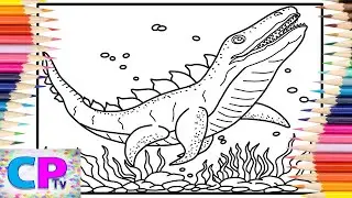 Mosasaurus Coloring Pages/Dinosaur Living in Water/ Tobu - Return To The Wild [NCS Release]